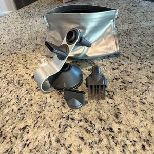 Dyson Hair Tool Organizer Set - Silver and Black